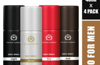 THE MAN COMPANY Travel Deo Kit – Blanc, Fire, Night & Oud Deodorant Set | 4 Mini Body Sprays Deodorant Spray  –  For Men & Women(160 ml, Pack of 4)