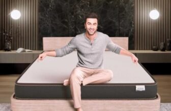 Nilkamal SLEEP Lite Dual Comfort 4 Inch Mattress | 10 Year Warranty | Reversible Design | Soft & Firm Sides | Superior HR Foam | Breathable Knitted Fabric | Bed Mattress | Double Size (75X48X4)