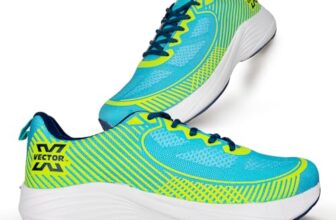 Vector X Drifter Unisex Jogging Shoes for Men, Women & Boys|Breathable Mesh Upper, EVA Phylon Sole, Memory Foam Midsole|Stylish Running & Walking Indoor Outdoor Sports Sneakers (Cyan, 10)