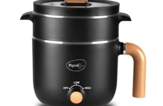 Pigeon Multi-Cook Pro Kettle, 1.2L, Stainless Steel, Auto Shut-Off, Black