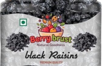 RAJVEER ENTERPRISES Natural Black Raisins | Premium Quality Seedless Kali Kismis | Immune Booster Dry Fruit Rich in Dietary Fiber, Potassium & Iron (500Gram)