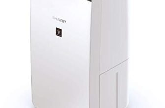 SHARP dehumidifier with Air Purifier I Plasmacluster Tech fight against Mold, Fungus, VOCs I Absorb Moisture I Clothe Dryer I HEPA+Carbon+Pre-Filter I Area Covers 550 ft² I Drain 20L/day I DW-J20FM-W