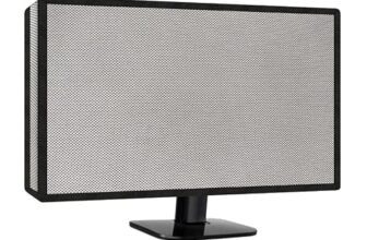 INF Polyvinyl Chloride (PVC) Dust Proof Water Proof LCD / LED Monitor Cover for HP 24 Inch (Grey)