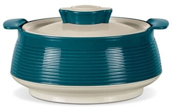 MILTON Venice 2500 Insulated Inner Stainless Steel Casserole, 2.2 litres, Marble Green | BPA Free | Food Grade | Easy to Carry | Easy to Store | Ideal for Chapatti | Roti | Curd Maker