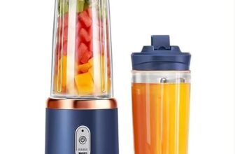 Vaanar Sena Portable Blender USB Rechargeable 6 Blades Mini Juicer