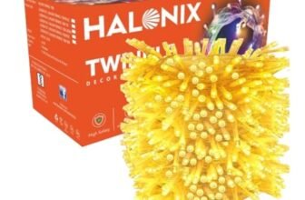 Halonix Twinkle 32 Feet Yellow 46 LED Decorative Light | Diwali Lights for Decoration for Home | Fairy Light | Festival Light | Curtain Light for Decoration | String Light for Diwali | Pack of 1