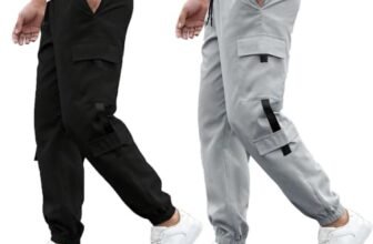 Lymio Track Pant for Men || Regular Fit || Track Pants || Full Elastic Jogger Track Pant || Available in Combo Pack of 2 (TP-06-07-Grey-Black-M)