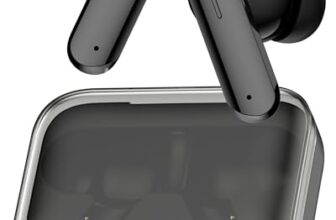 Vaku Luxos® BOOMX Wireless Earbuds Bluetooth 5.4 TWS Headphones 60H Playback Bass Stereo 13mm Drivers Gaming Low Latency HD Calls Touch Control Fast Charging IPX Waterproof- Black