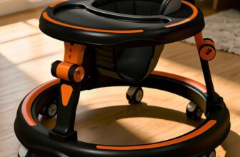 StarAndDaisy Activity Walker(Black, Orange)