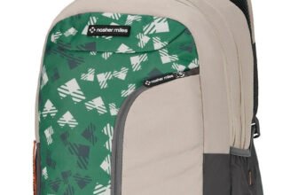 NASHER MILES Tetris Backpack | 2 compartment/Casual/Rain Cover/College/School| Cream 36L 36 L Laptop Backpack(Khaki)