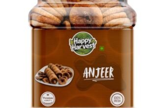 HAPPY HARVEST Dry Figs (Anjeer) | Soft Natural Dried Anjeer | Fiber Rich Healthy Dry Fruit Snack | Suitable For Milkshakes Desserts Fasting & Daily Nutrition | Ready To Eat Figs (1kg)