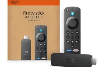 Amazon Fire TV Stick 4K Select (newest model), start streaming in 4K, Alexa voice search, stream lakhs of movies & episodes, free and live TV