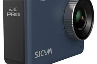 SJCAM SJ10 Pro Optical 12 MP 4K60fps 5.92 cm (2.33″) UHD IPS Touch Display Action Camera | 10M Waterproof Body | 6-axis Gyro Stabilization | Dual Stereo Microphones | VLOGING | Live Streaming Black