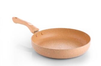 Crystal Marbo Plus Induction Bottom Nonstick Taper Fry Pan | 250 mm | Sandalwood