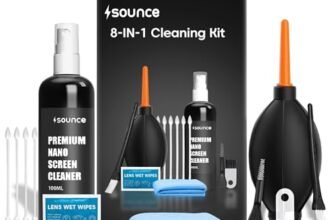 Sounce 8-in-1 Electronics Cleaning Kit with 100ml for Laptop, Mobile,Camera