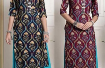 V And V Shop Women Printed Straight Kurta(Multicolor)