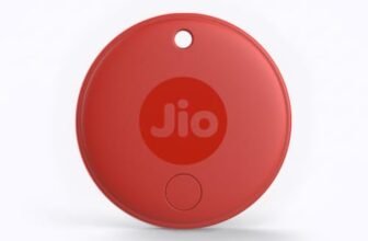 JioTag (2nd Generation) (Red) – Android or iOS Compatible IP64 Rated Worldwide Item Finder for Keys, Wallets, Luggage, Gadgets and More |1+1 Year Battery | No SIM Needed