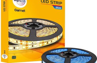 Wipro 300 LEDs 197.24 inch Blue Steady Strip Rice Lights(Pack of 1)