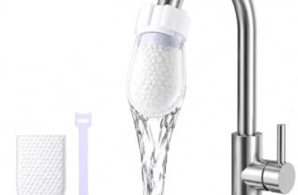 Universal Faucet Water Filter Cotton Bags, 20 Pack + 2 Securing Straps