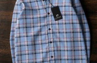Lyphy Men Checkered Casual Light Blue Shirt