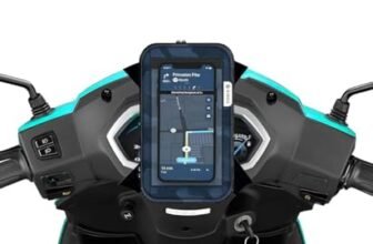 Universal Scooter Mobile Holder/Pouch/Cover for Scooters – Activa, Jupiter, Access, Burgman, Dio, Scooty, N-Torq, Vespa EVs – Motorcycle Phone Mount – Mobile Holder – Vehicle Bag