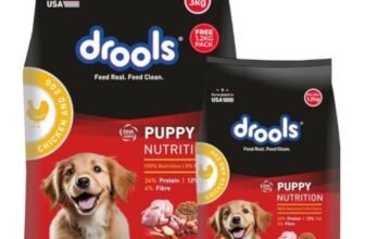 Drools Puppy Dry Dog Food 4.2kg (3kg + 1.2kg Free) | Chicken & Egg Flavour | Supports Active Behaviour | Digestive Health & Immunity | Better Digestibility