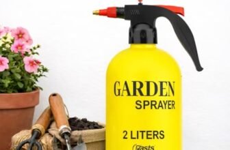 Crasts Pressure Spray Pump | Gardening Water Sprayer | Plant Water Sprayer for Home Garden | Spray Bottles for Lawn | Watering Can (2 Liter) (Yellow)
