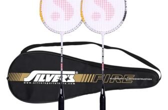 Silver’s Aluminium FIRE Badminton Kit (2 Racquets with Full Cover)
