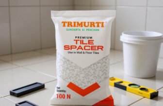 Trimurti 4 mm Tile Spacer Tiles Levelling System Plastic Use for Wall & Floor Lever Tool(0.4 cm)