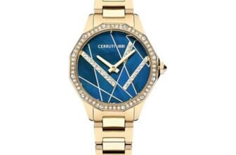 Cerruti Jesina with Quartz Two Hands (Hour & Minute) Mop Dial Gold Stainless Steel Strap Watch for Women – NTCECIWLG2225902