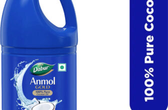 Dabur Anmol Gold 100% Pure Coconut Oil | Nariyal tel | Natural | Multipurpose Hair Oil(900 ml)