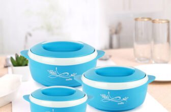 cello Sapphire Pack of 3 Thermoware Casserole Set(500 ml, 1000 ml, 1500 ml)