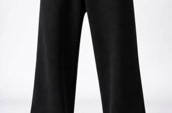 HUSTLEWELL Loose Fit Men Black Trousers