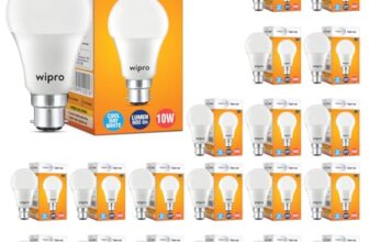 wipro Garnet 10W B22 LED Bulb, Coolwhite (Pack of 20)
