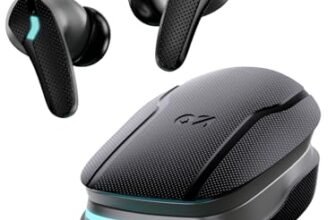 GOBOULT Astra Neo Bluetooth in Ear Earbuds with 70H Playtime, 40mm Bass Driver, Zen ENC Mic, Type-C Charging, Bluetooth 5.4, Low Latency Gaming, Made in India, Wireless Earbud (Black)