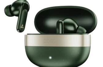 boAt 2026 Launch Airdopes Plus 224, Powerful Spatial Audio, 60H Playback, Quad Mics AI-ENx™, 13 mm Drivers, App Support, Multi Connect, Google Fast Pair, Bluetooth v6.0 TWS Earbuds (Forest Green)