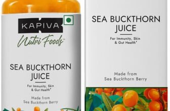 Kapiva Sea Buckthorn Juice – 500ml | Omega 7-Rich Superfruit | Supports Immunit(500 ml)