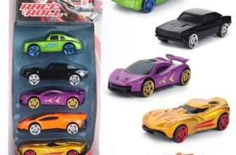 Amazon Brand – Jam & Honey Premium Die-Cast Metal Car | Free Wheel Toy Vehicle for Kids | Realistic Design | Vibrant Paint | No Assembly | Collectible Mini Car Model | Pack of 5 | Multicolor