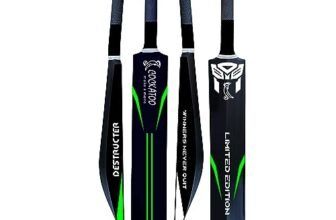 Cockatoo Destructor Plastic Cricket Bat, Power Series, Academy Size (34″x 4.5″), Heavy Duty Plastic Cricket Bat for Ages 15 and Above, Men, Women & Children (34, 4.5)