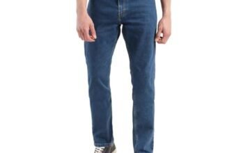 Levi’s Men Mid Rise 511 Slim Fit Mid-Rise Jeans Classic Blue, 30