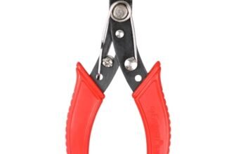Eastman Wire Stripper Precision Wire Cutter High Carbon Steel, Hardened Jaws, Cutting Plier Lightweight 130 mm Design, Single Color Sleeve Pack of 5 (E-2024)