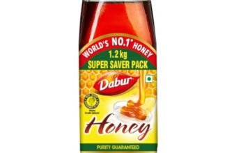 Dabur Honey – 1.2kg | Pure | World’s No.1 Honey Brand with No Sugar Adulteration | For Fitness & Health | Natural Immunity Booster | Rich in Antioxidants & Minerals