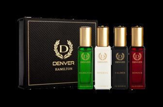 DENVER Hamilton EDP- SRK’s Favorite Luxury Gift Pack (20ml x 4) Perfume Eau de Parfum  –  80 ml(For Men)