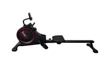 Cockatoo MR01 Magnetic Rower Machine for Workout at Home 16 Levels Magnetic Resistance|Max User Weight 98 Kg|Rower for Cardio & Strength Training Equipment Black