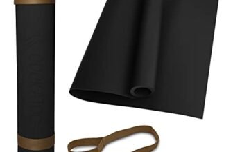 Cockatoo YM100 Yoga Mat For Women & Men, Anti Slip, EVA Material, Exercise Mat For Home Gym |Yoga Mat For Gym Workout and Yoga Exercise (4MM, Black)