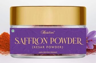 Hasitam SAFFRON Powder 5Gm, World’s Finest Wonder Spice Saffron (Kesar), Kumkuma Puvva Certified (A++++) Quality Value Pack Kashmiri Kesar Powder Ideal for Sweets, Tilak, Milk, Skin And Face 5gm (Pack of 1)