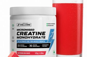 Wellcore Pure Micronised Monohydrate Creatine(122 g, Watermelon Wave)