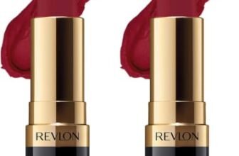 REVLON Super Lustrous Matte Lipstick, 80% Conditioning Ingredients, intance color, Waterproof, Long-Lasting, 100% Vegan Lipstick, It Is Royal (033), 4.25 gm (Pack of 2)