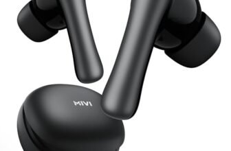 Mivi DuoPods Marathon Earbuds Wireless | Fast Charge | 70H Playtime | BT v5.3 | 13mm Drivers | Noise Cancellation | IPX4.0 TWS