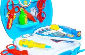 Niku Doctor Set Toys for Kids Girls Boys | Pretend Playset for Boys and Girls Aged 3+ Years | 18 Pieces Non-Toxic and Kids-Safe | Durable | Portable Suitcase | Multicolour